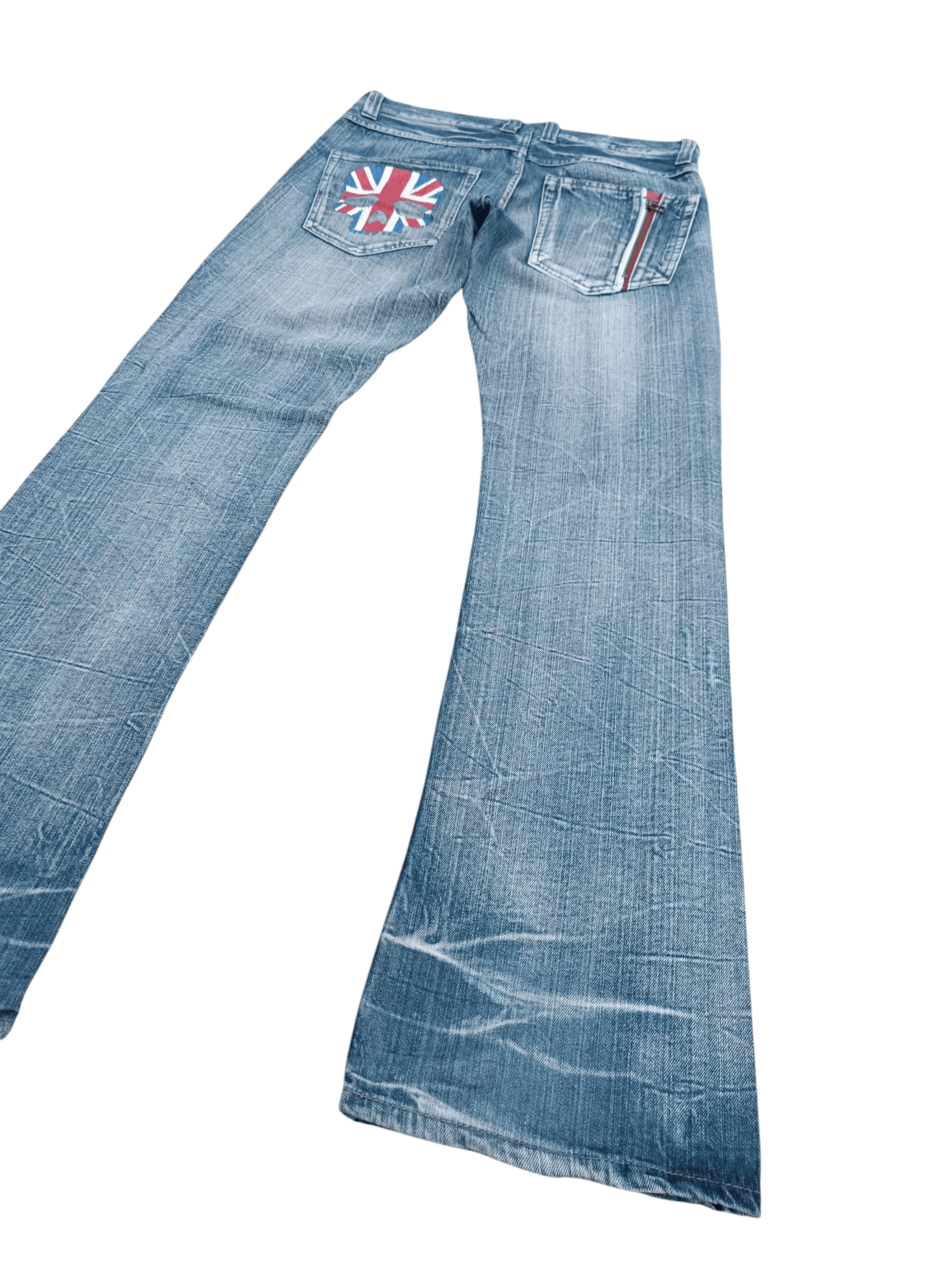 Seditionaries 🔥 Vintage Flare JACK SERIKA Seditionaries Skulls Jeans Size US 32 / EU 48 - 7 Thumbnail