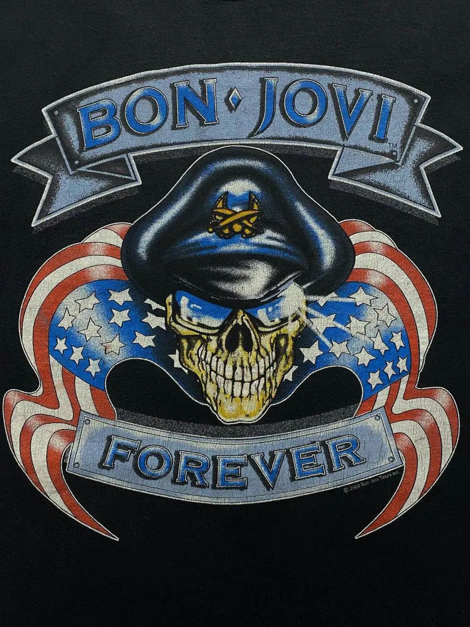 Bon Jovi × Vintage 2000s BON JOVI FOREVER EURO CRUSH TOUR ROCK BAND T SHIRT Size US M / EU 48-50 / 2 - 5 Thumbnail