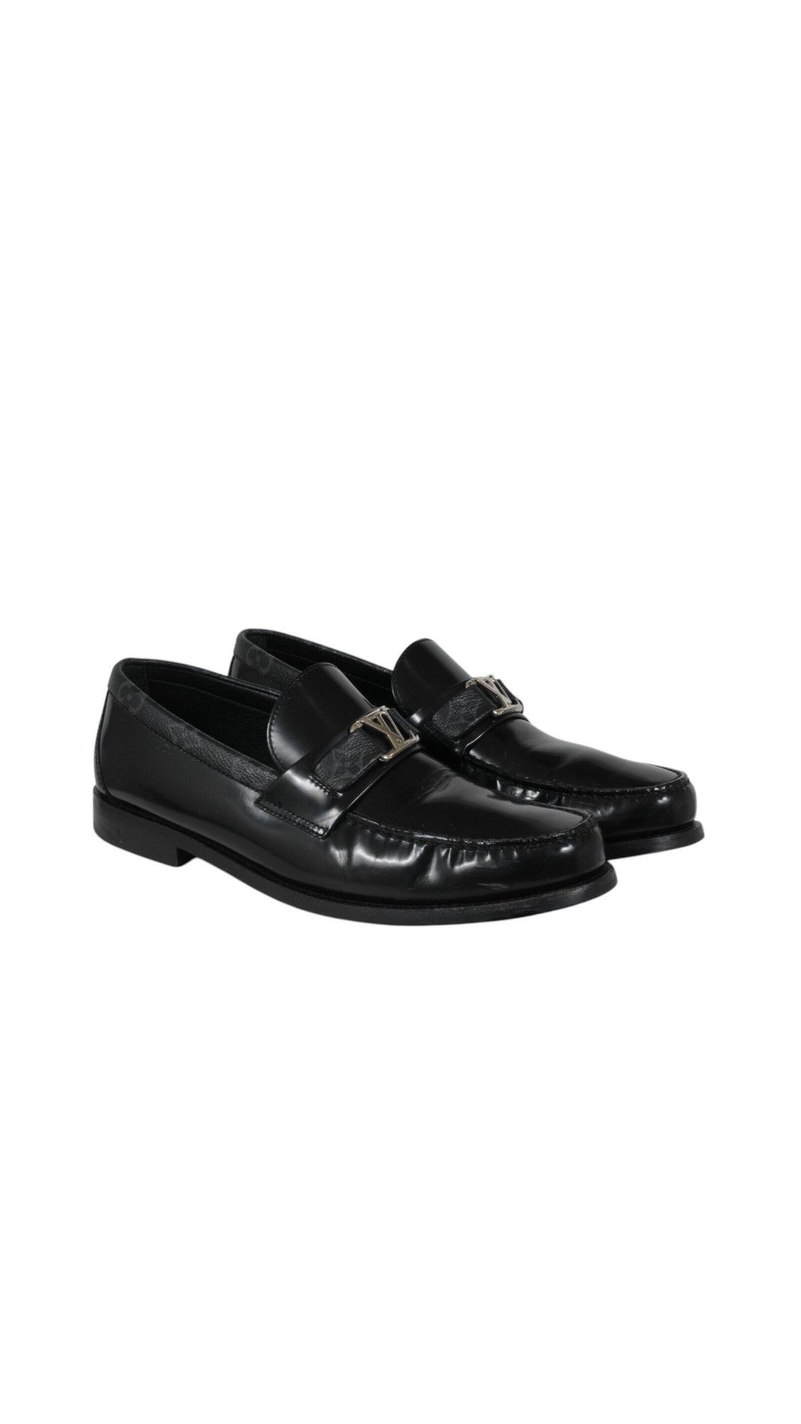 Louis Vuitton Major Loafers Black Leather - 02492 Size US 7.5 / EU 40-41 - 1 Thumbnail
