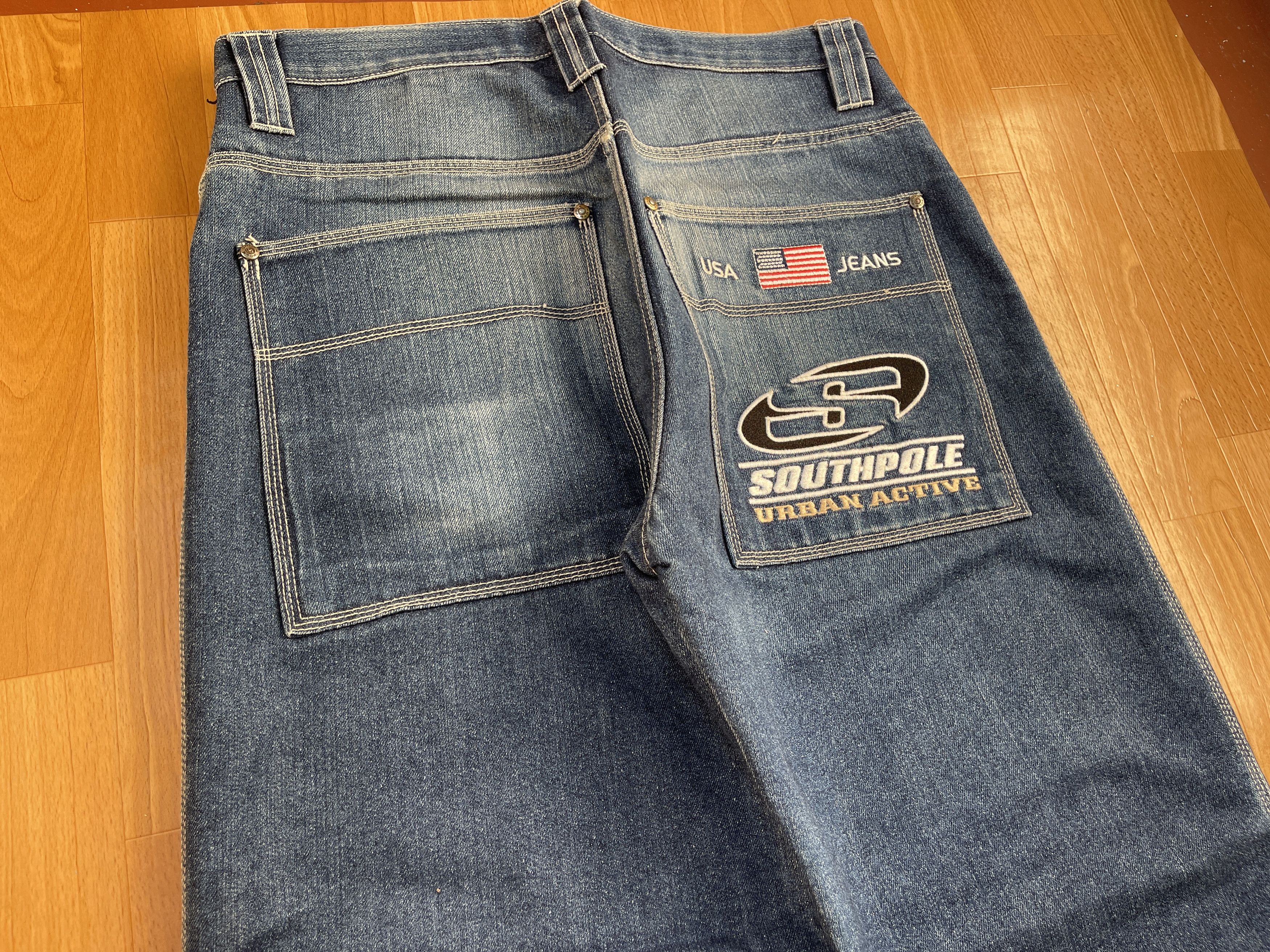Southpole Southpole jeans, baggy vintage South Pole 90s hip hop Y2K 34 Size US 34 / EU 50 - 2 Thumbnail