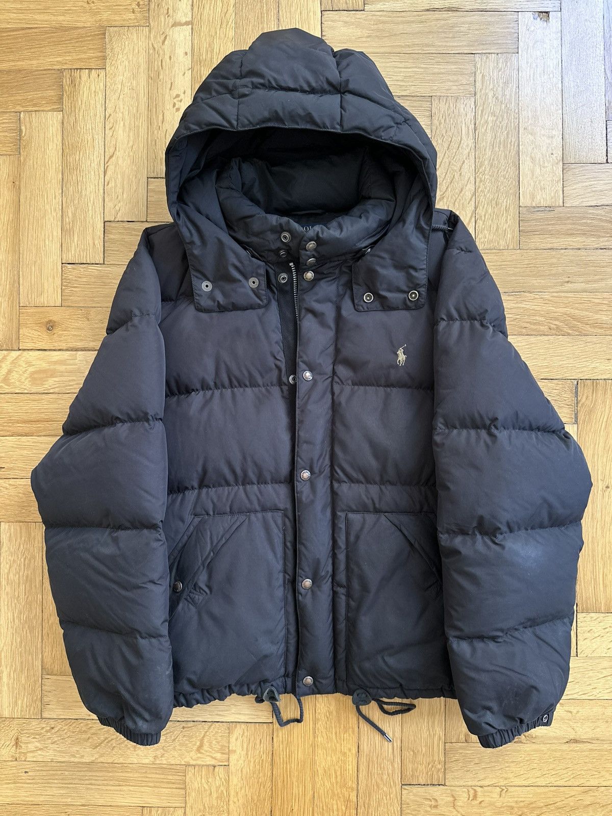 Polo Ralph Lauren Polo Ralph Lauren Vintage Rare Cropped Down Puffer Jacket Size US L / EU 52-54 / 3 - 1 Thumbnail