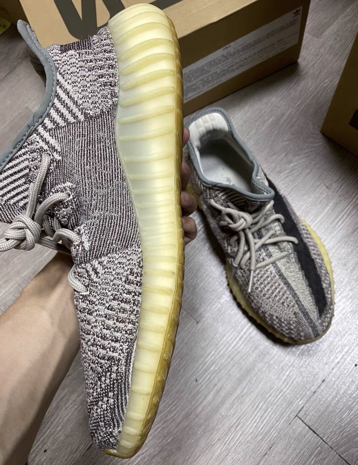 Adidas Adidas Yeezy 350 Zyon K37 Size US 9.5 / EU 42-43 - 5 Thumbnail