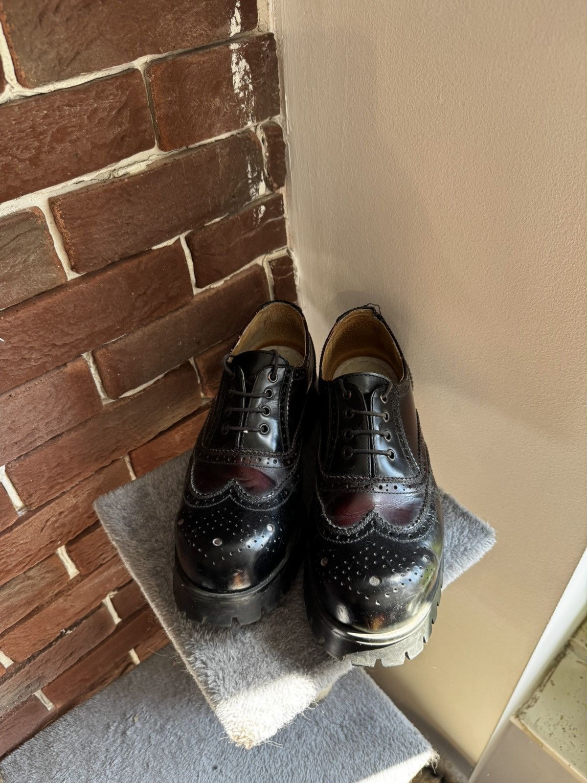 Leather Rare Vintage Ranger Avant Garde Platform Derby Leather Boots Size US 9 / EU 42 - 7 Thumbnail