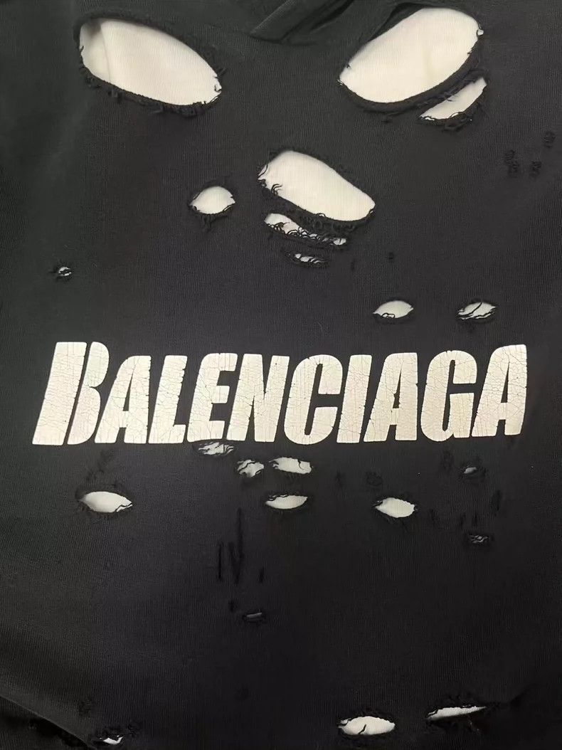 Balenciaga Balenciaga Letter Zip Hooded Long Sleeve Sweatshirt Size US XS / EU 42 / 0 - 5 Thumbnail