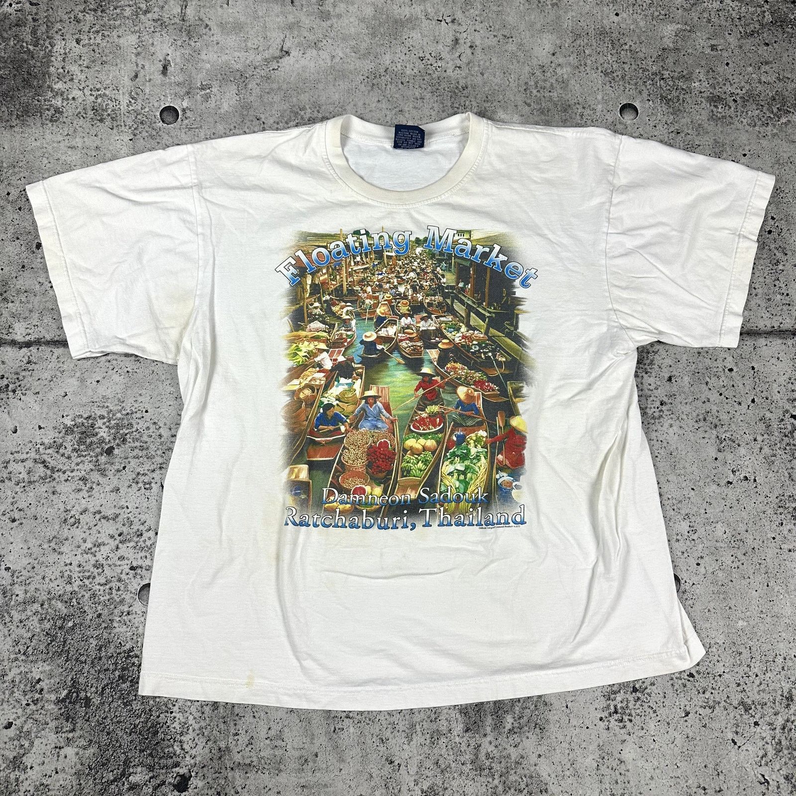 Vintage Floating Market Thailand Shirt Size XL Size US XL / EU 56 / 4 - 1 Thumbnail