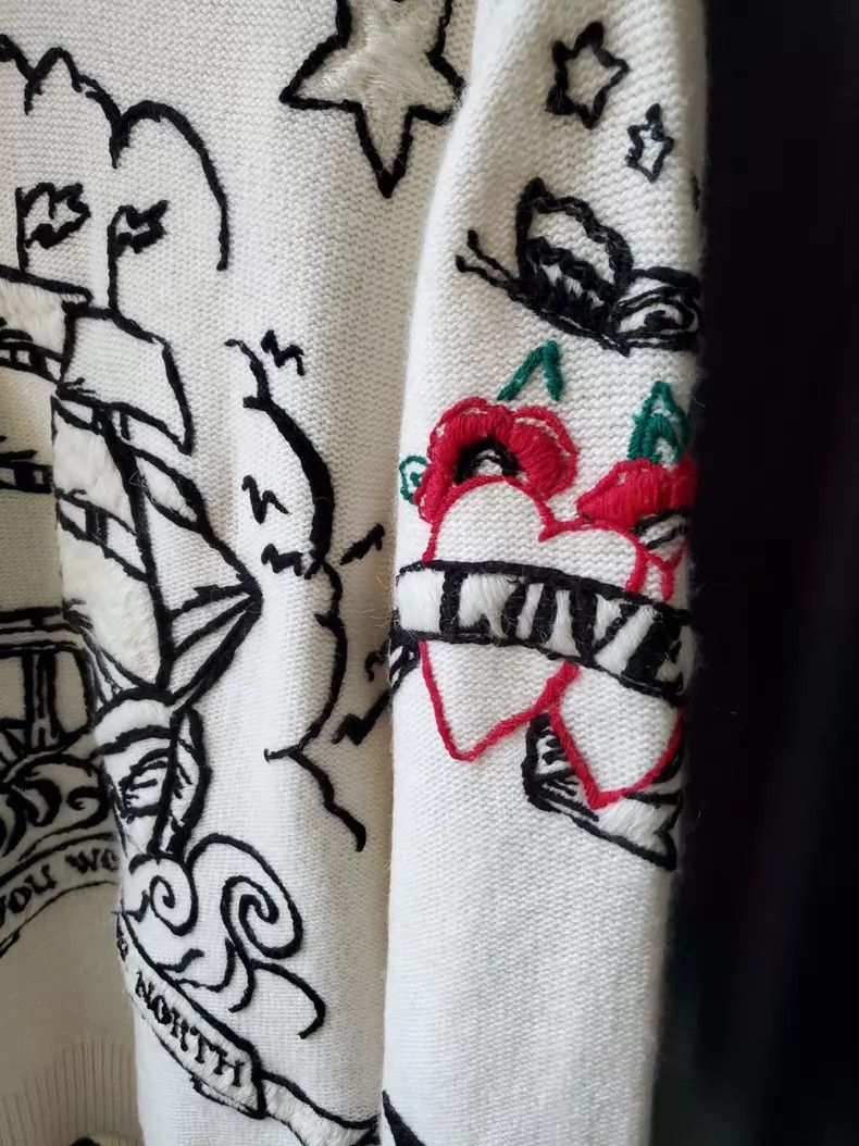 Valentino Valentino Embroidered sweater Size S / US 4 / IT 40 - 8 Thumbnail