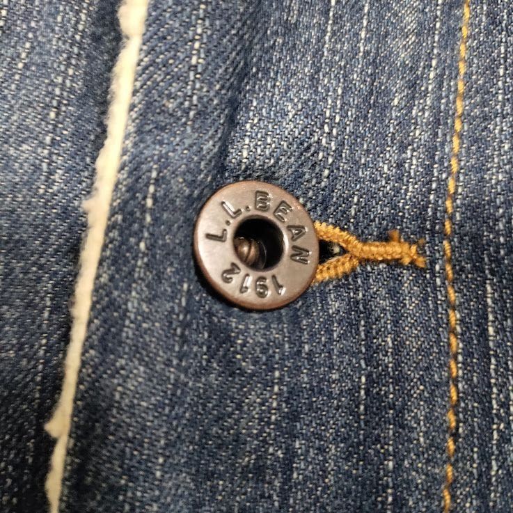 Vintage L.L. Bean Utility Prarie Long Sleeve Button Front Trucker Ja Size US L / EU 52-54 / 3 - 5 Thumbnail