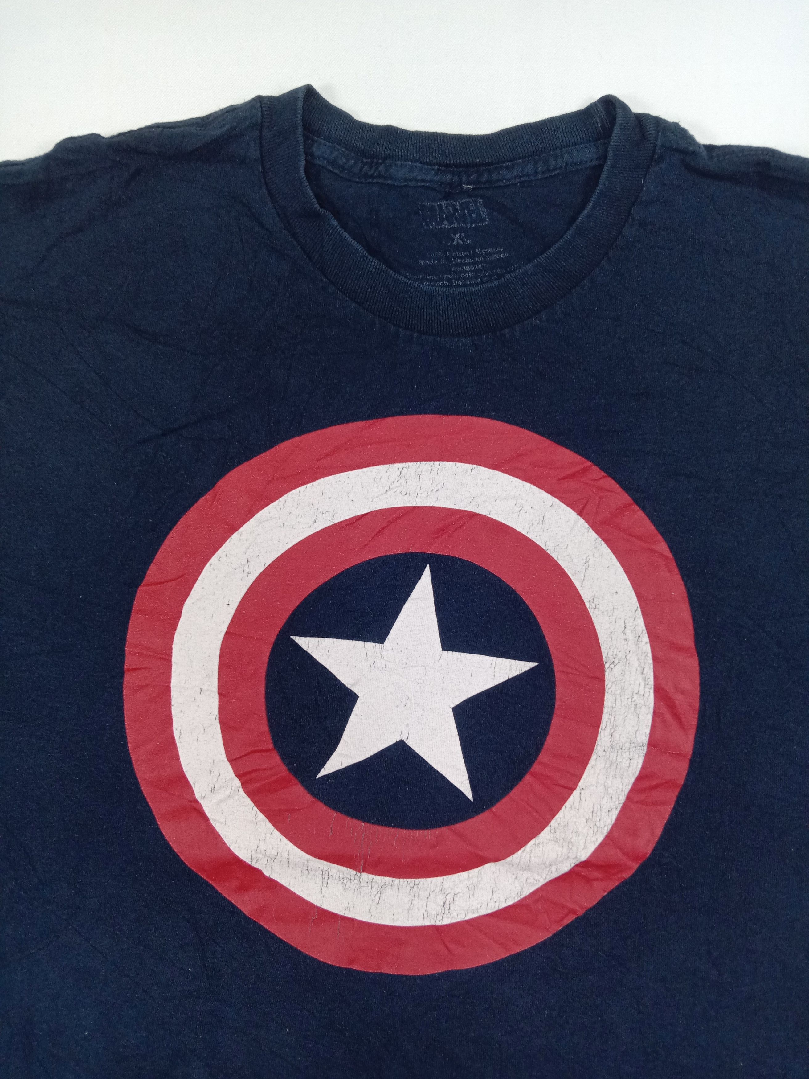 Marvel Comics Vintage Marvel Captain America T Shirt Size US XL / EU 56 / 4 - 2 Thumbnail
