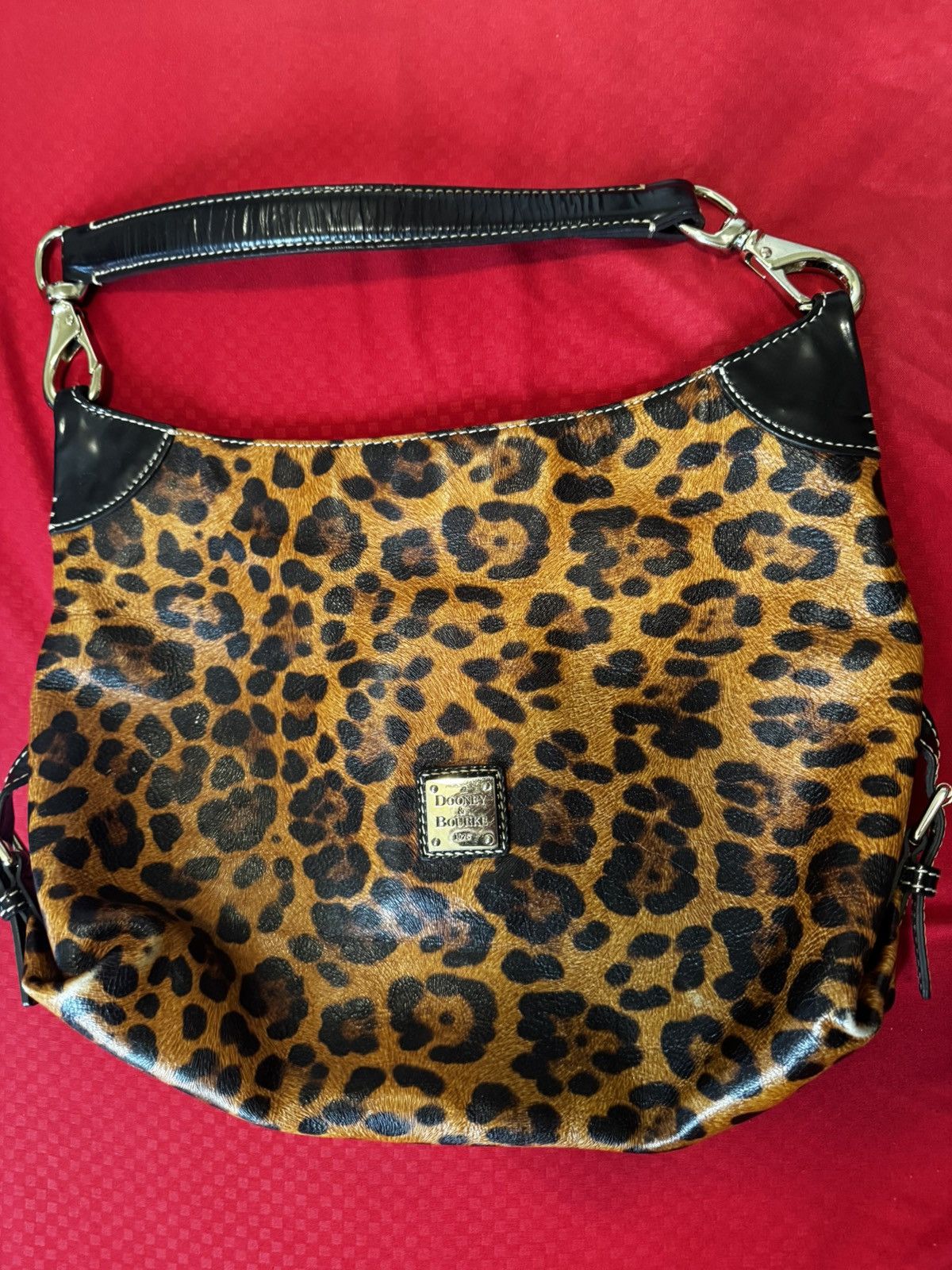 Dooney & Bourke Dooney & Bourke Leopard Leather Shoulder Bag | Authentic Size ONE SIZE - 8 Thumbnail