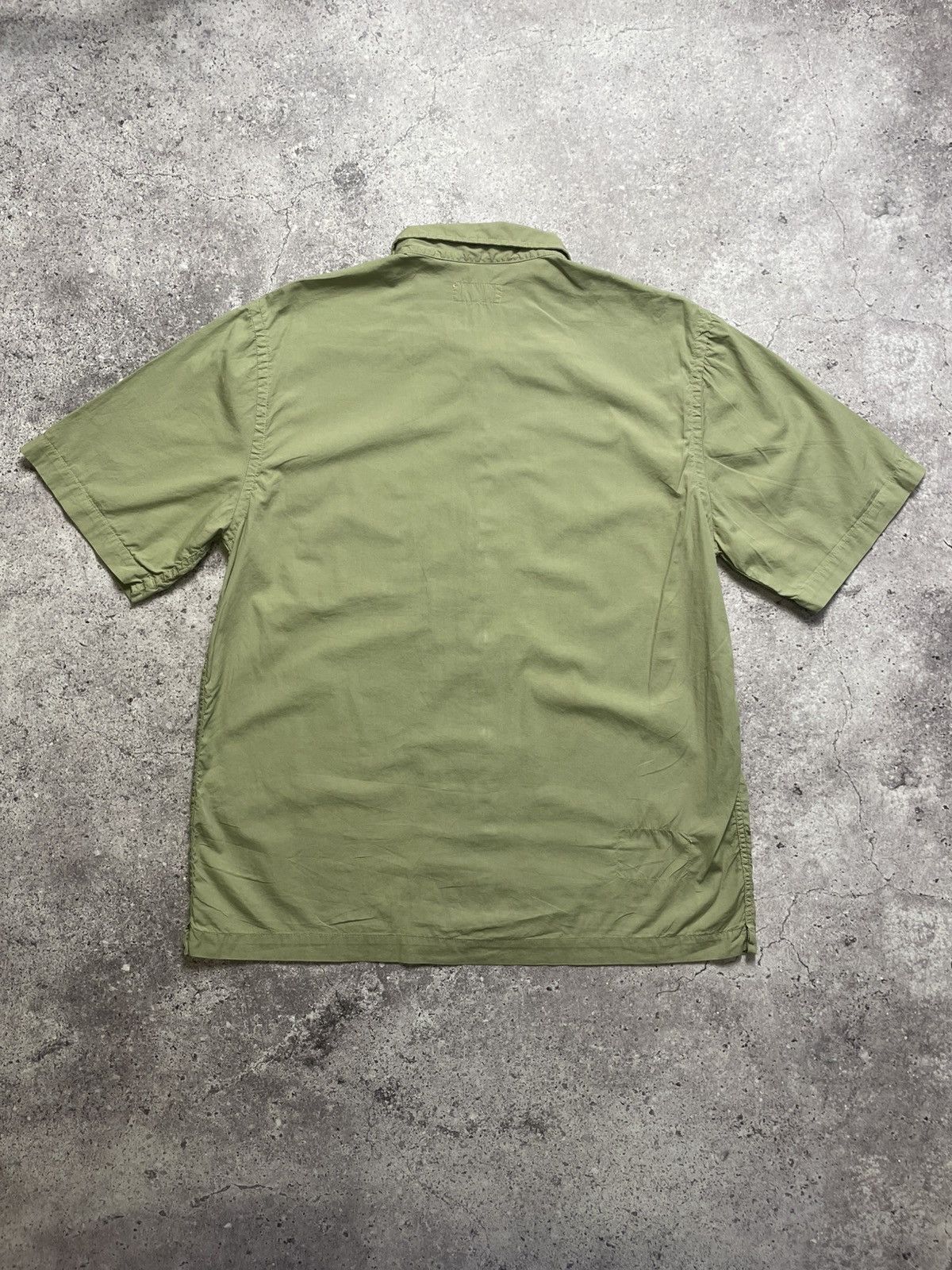 Universal Works Universal Works Shirt men green Button Up short Sleeve Size US S / EU 44-46 / 1 - 2 Thumbnail