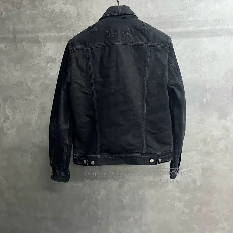 Other Givenchy Black Star Embroidered Collar Denim Jacket Size US M / EU 48-50 / 2 - 5 Thumbnail