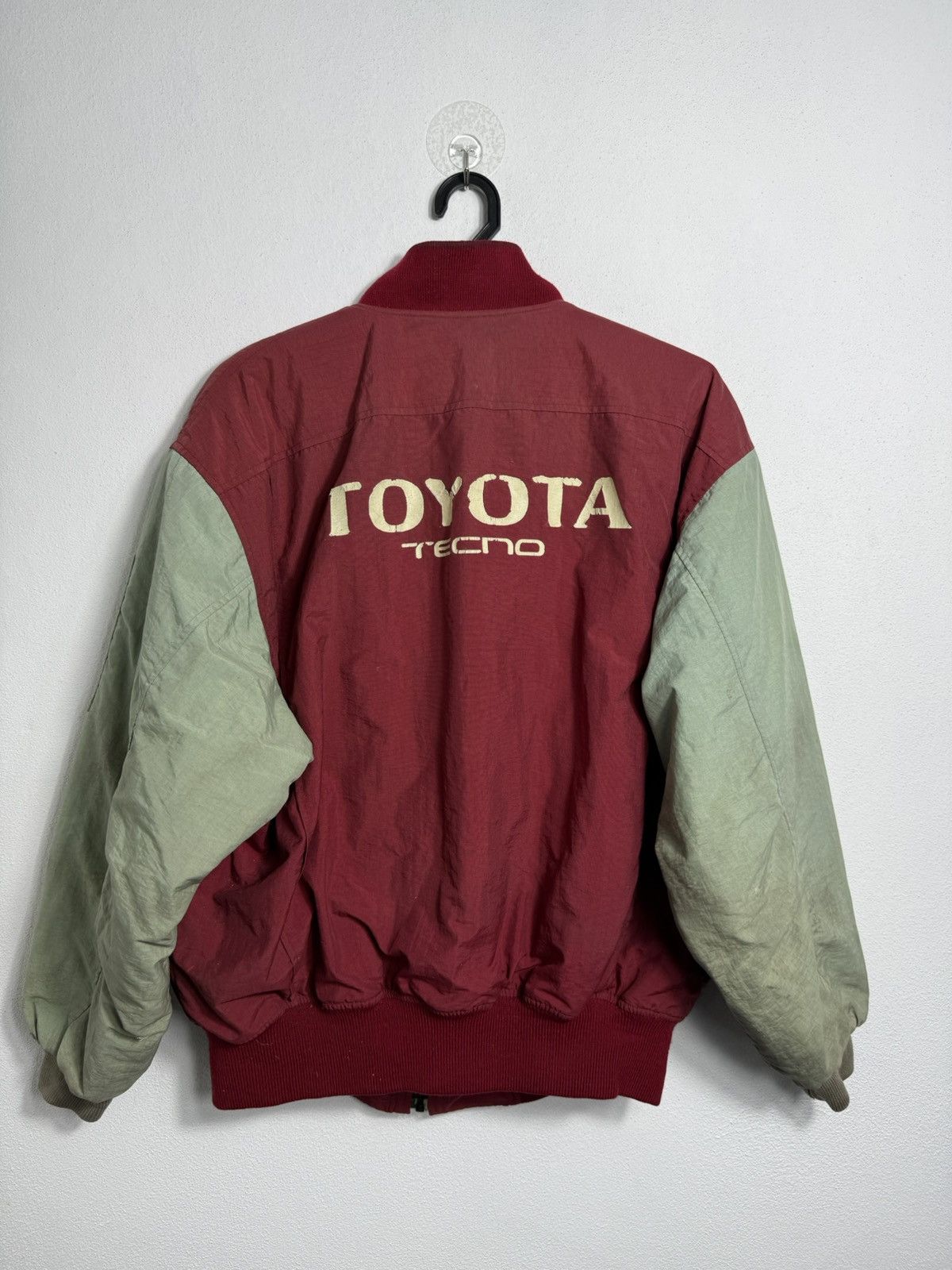 Japanese Brand VINTAGE TOYOTA TECNO RACING DEVELOPMENT TRD BOMBER JACKET Size US M / EU 48-50 / 2 - 4 Thumbnail