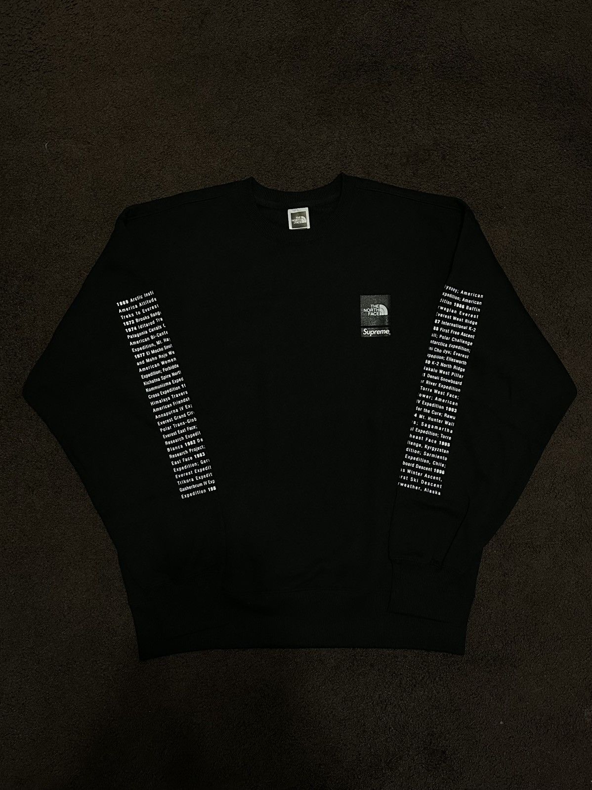 Supreme × The North Face Supreme The North Face Crewneck Black (Size Small) Size US S / EU 44-46 / 1 - 1 Thumbnail