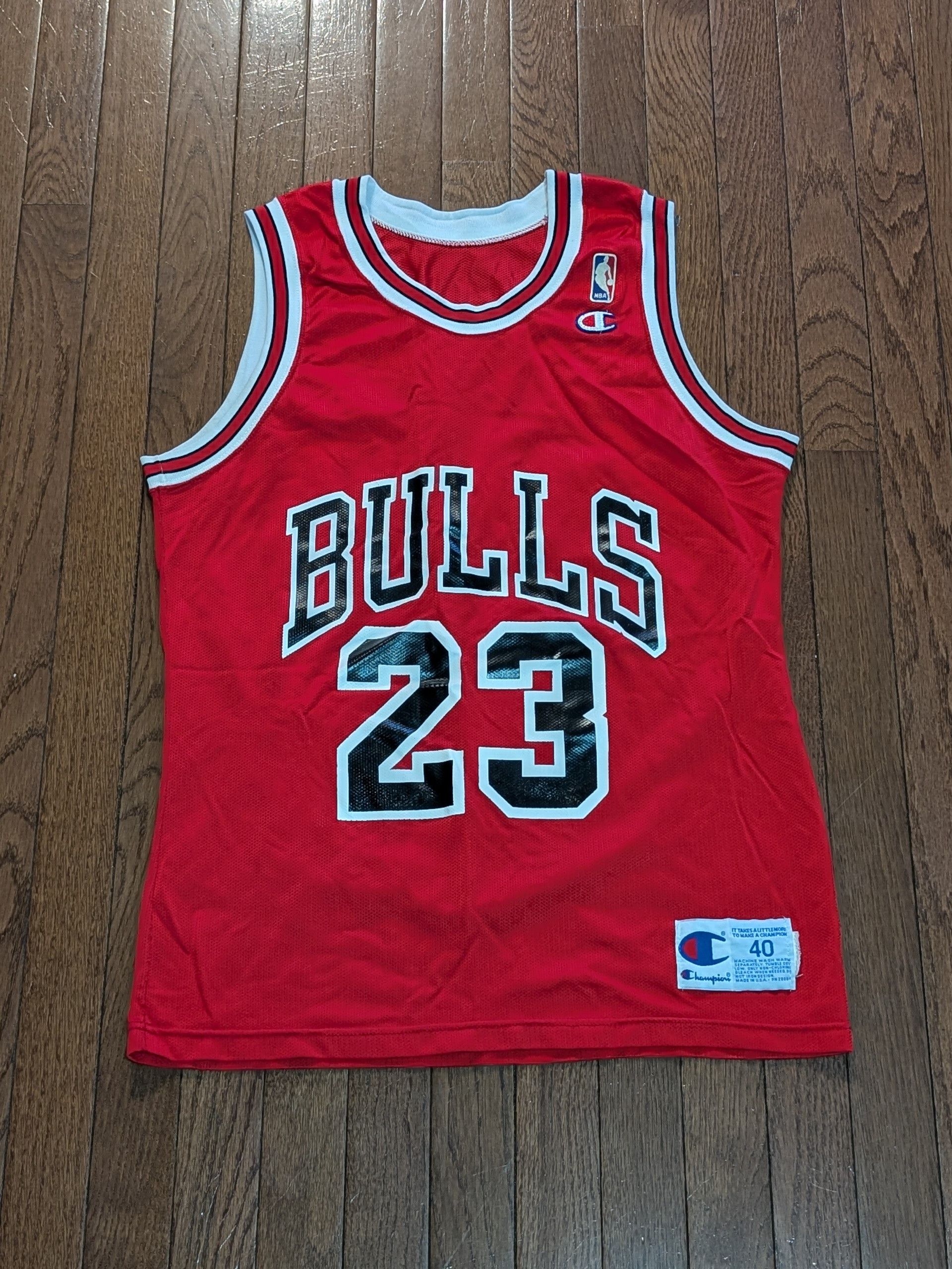 Champion 91-92 Michael Jordan Chicago Bulls Champion Jersey USA Sz M Size US M / EU 48-50 / 2 - 1 Thumbnail