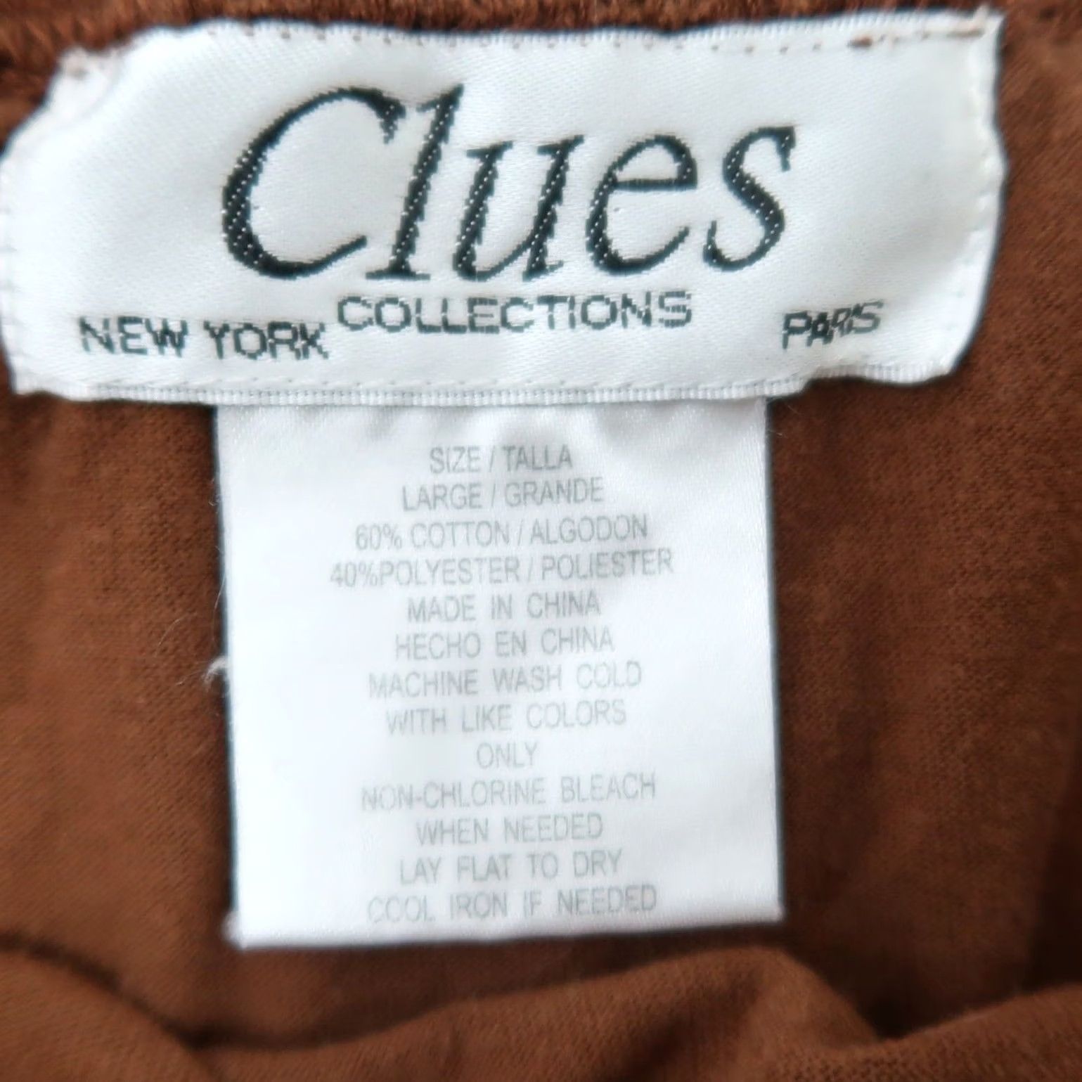 Vintage VINTAGE Clues COLLECTIONS Skirt Midi Peasant Brown Low Rise L Womens Bohemian Hippie 2000s Adjustable Waist 28" Length Regular Spring Summer Fall Size 36" / US 14 / IT 50 - 4 Thumbnail