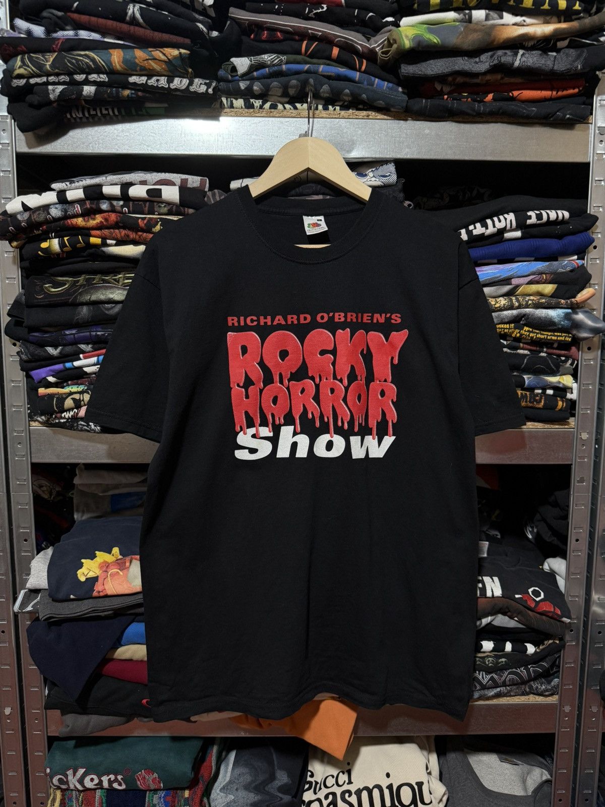 Vintage Vintage Rocky Horror Show Richard O'brien's T-Shirt Y2K Hype Size US L / EU 52-54 / 3 - 1 Thumbnail