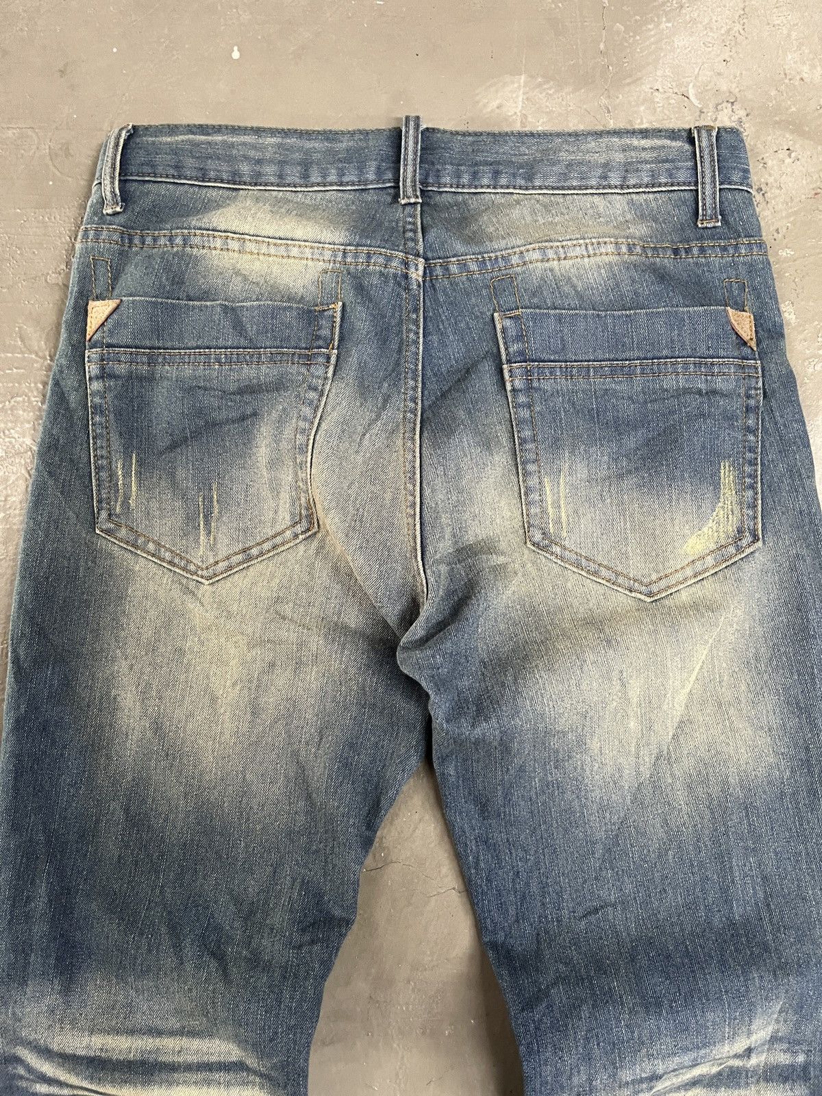 If Six Was Nine GRAIL CAVARI A MUD MAX WASHED DISTRESSED COTTON PANT Size US 30 / EU 46 - 15 Thumbnail