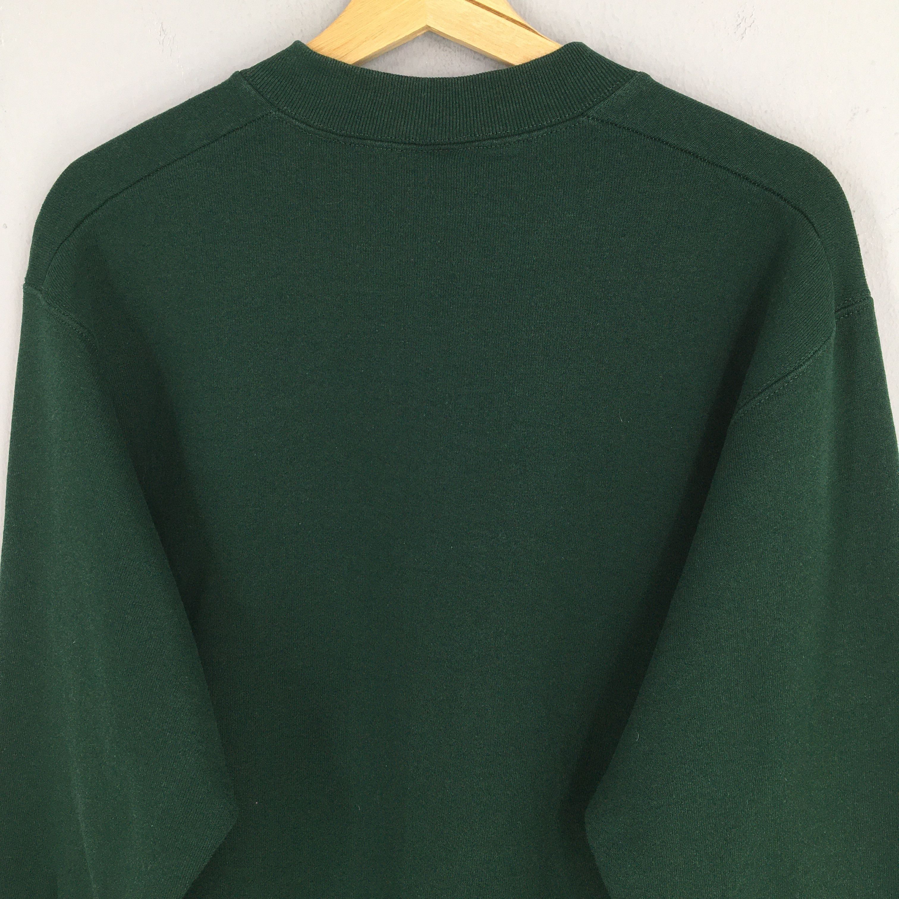 Fred Perry × NFL × Vintage Vintage 1995 Canada Football League Green Sweatshirt Medium Size US M / EU 48-50 / 2 - 7 Thumbnail