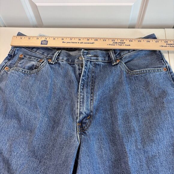 Levi's Levis Jeans 505 Regular Fit Men Blue Medium Wash size 36*32 Size US 36 / EU 52 - 6 Thumbnail