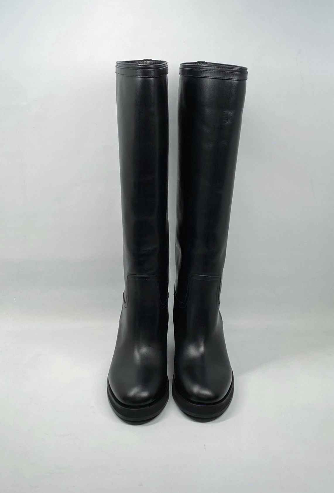 Jimmy Choo Jimmy Choo Yasmin 70 Block Heel Leather Boots size 36 Size US 6 / IT 36 - 5 Thumbnail