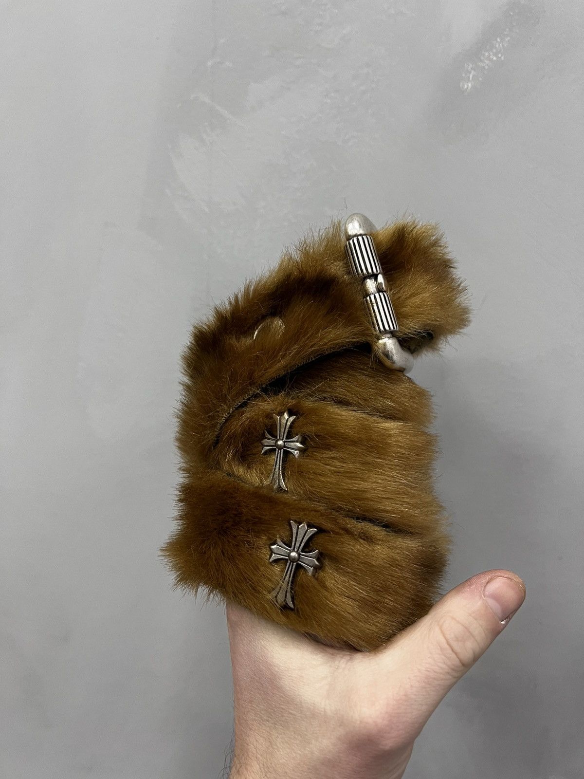 Hysteric Glamour × If Six Was Nine SALEG © AVANT-GARDE GOTHIC LEATHER fur BELT kmrii STYLE Size ONE SIZE - 2 Thumbnail