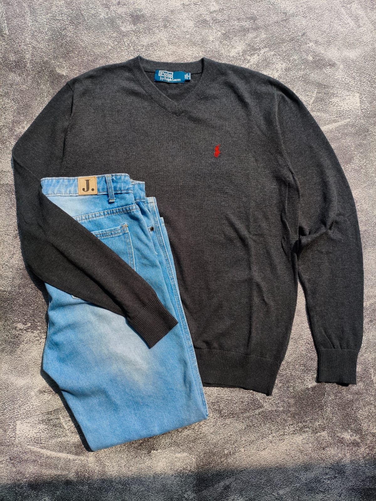 Polo Ralph Lauren V-neck Sweater Size US L / EU 52-54 / 3 - 4 Thumbnail