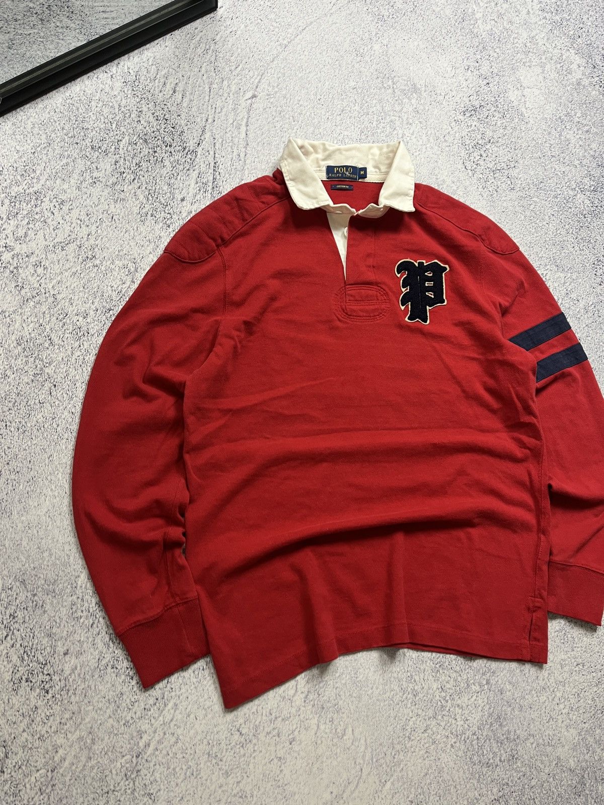Polo Ralph Lauren Vintage Polo Ralph Lauren Rugby Shirt #67 Big Logo Y2k Size US M / EU 48-50 / 2 - 5 Thumbnail