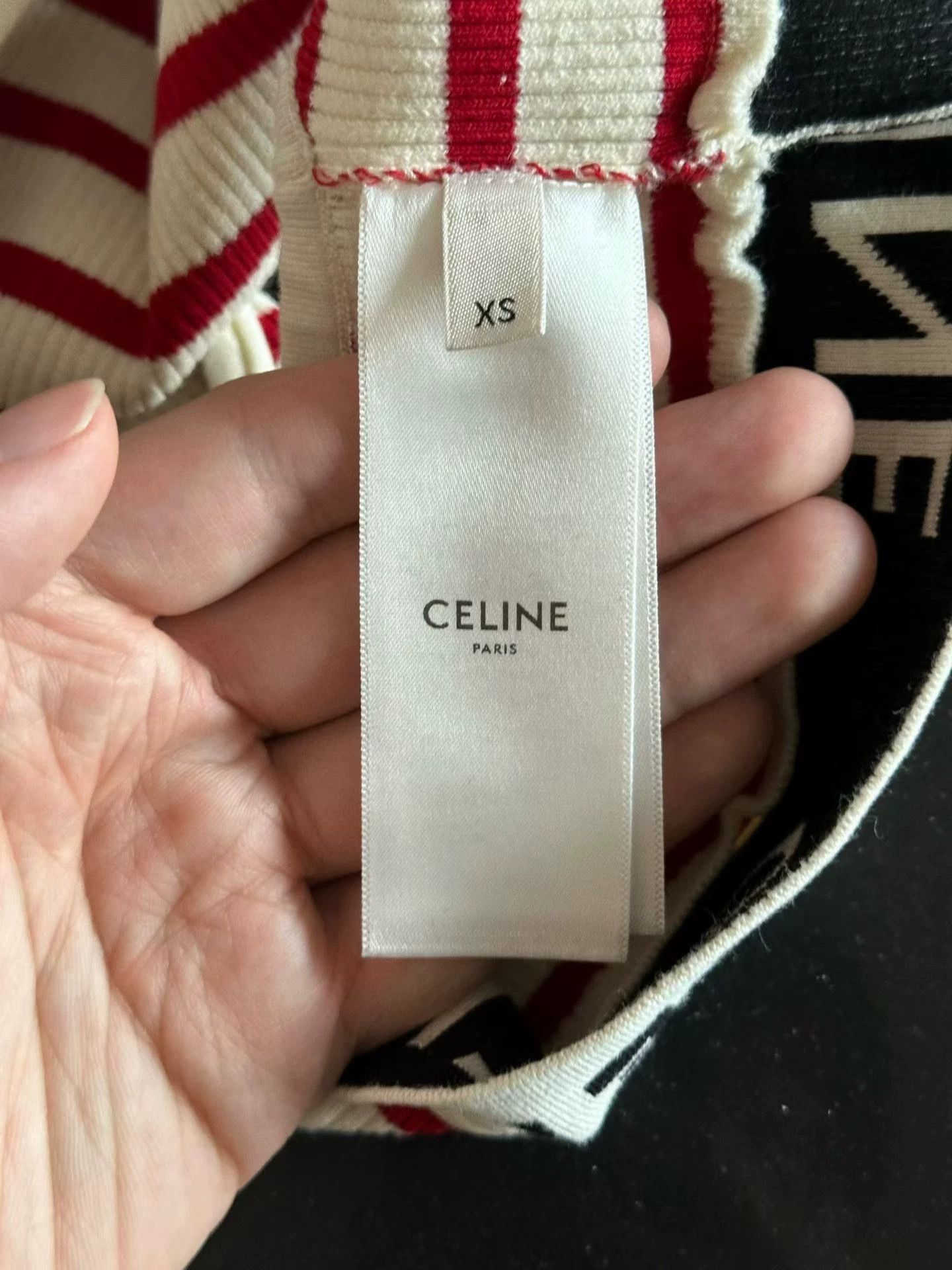 Celine Celine striped knit vest xs 98 new Size XS / US 0-2 / IT 36-38 - 4 Thumbnail
