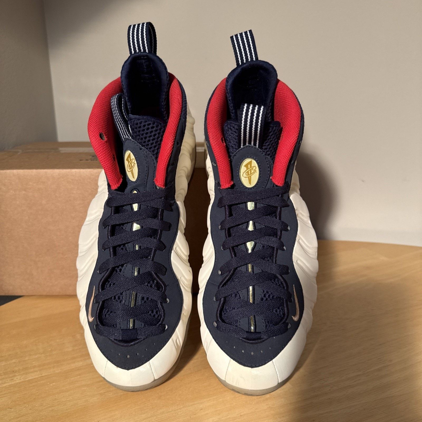 Nike Size 10.5 - Nike Air Foamposite One PRM Olympic Size US 10.5 / EU 43-44 - 6 Thumbnail