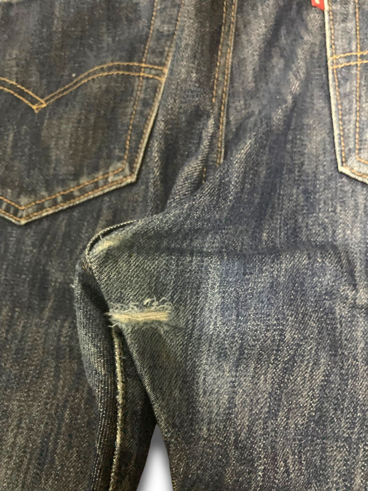 Levi's × Levi's Vintage Clothing Vintage Y2K 501 Levis Distressed Denims Size US 34 / EU 50 - 11 Thumbnail