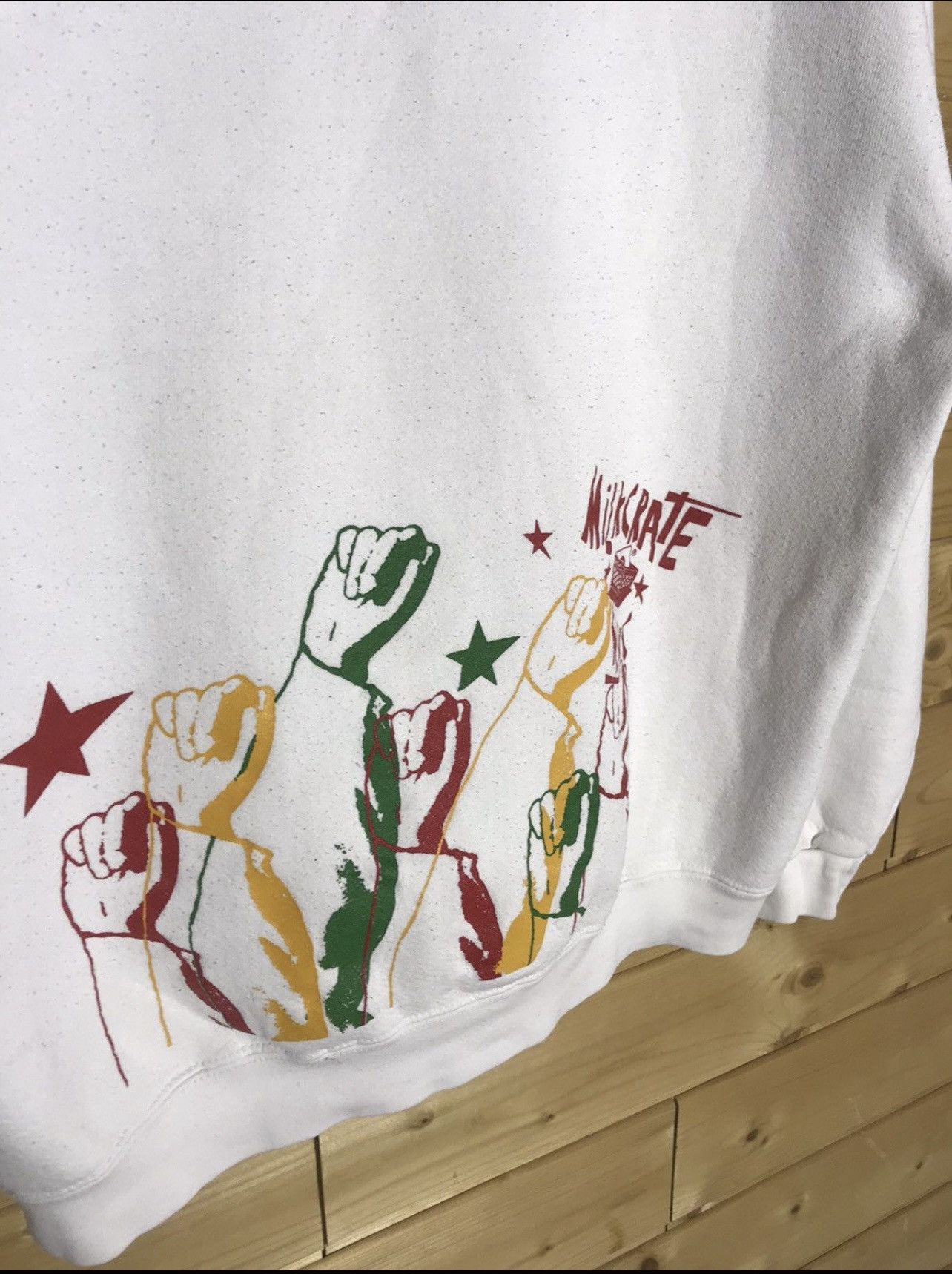 Milkcrate Athletics Rare Vintage Milkcrate Athletic NYC Rasta sweatshirt Size US L / EU 52-54 / 3 - 13 Thumbnail
