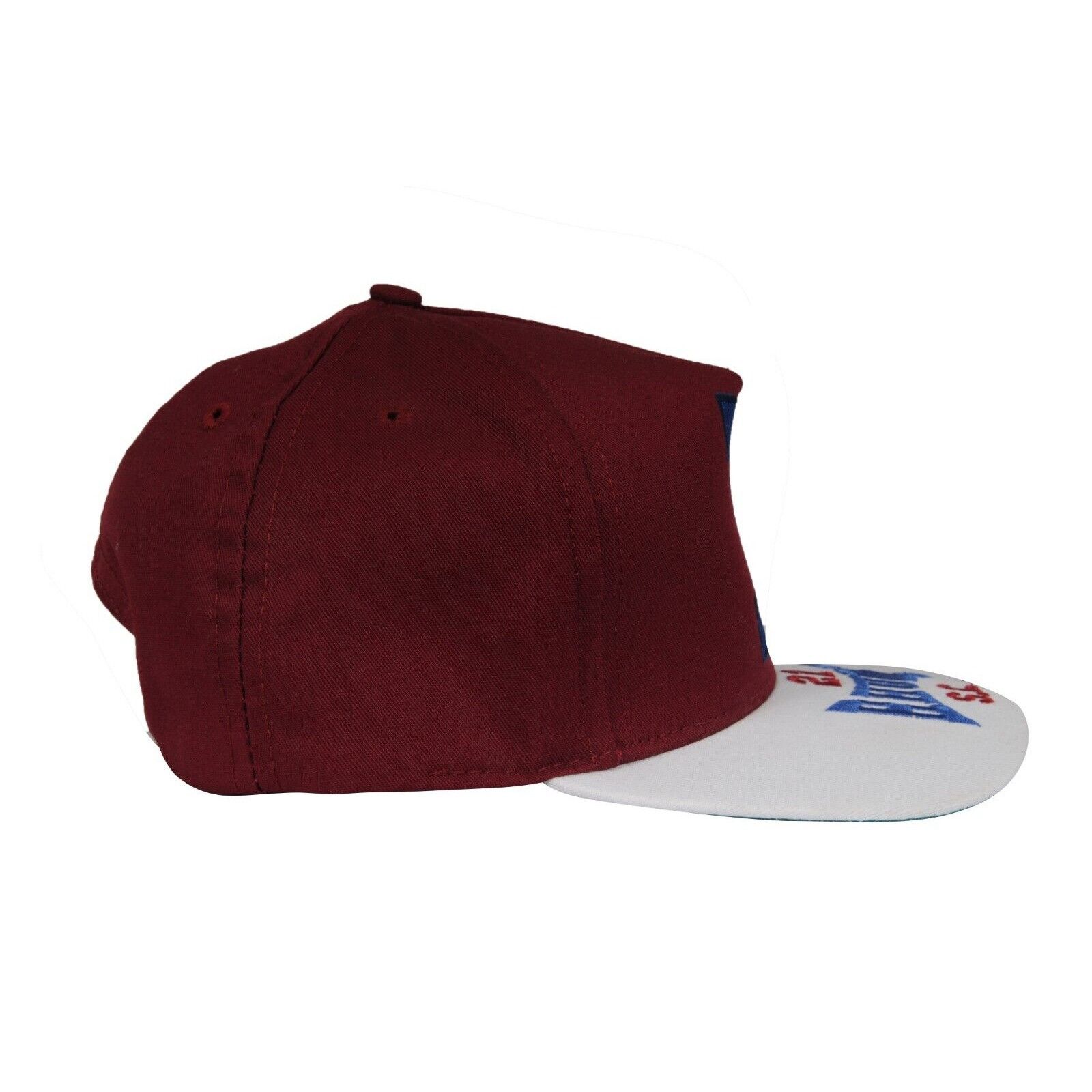 Rhude Embroidered 21 R S.C. Baseball Cap Red Burgundy - 02378 Size ONE SIZE - 6 Thumbnail