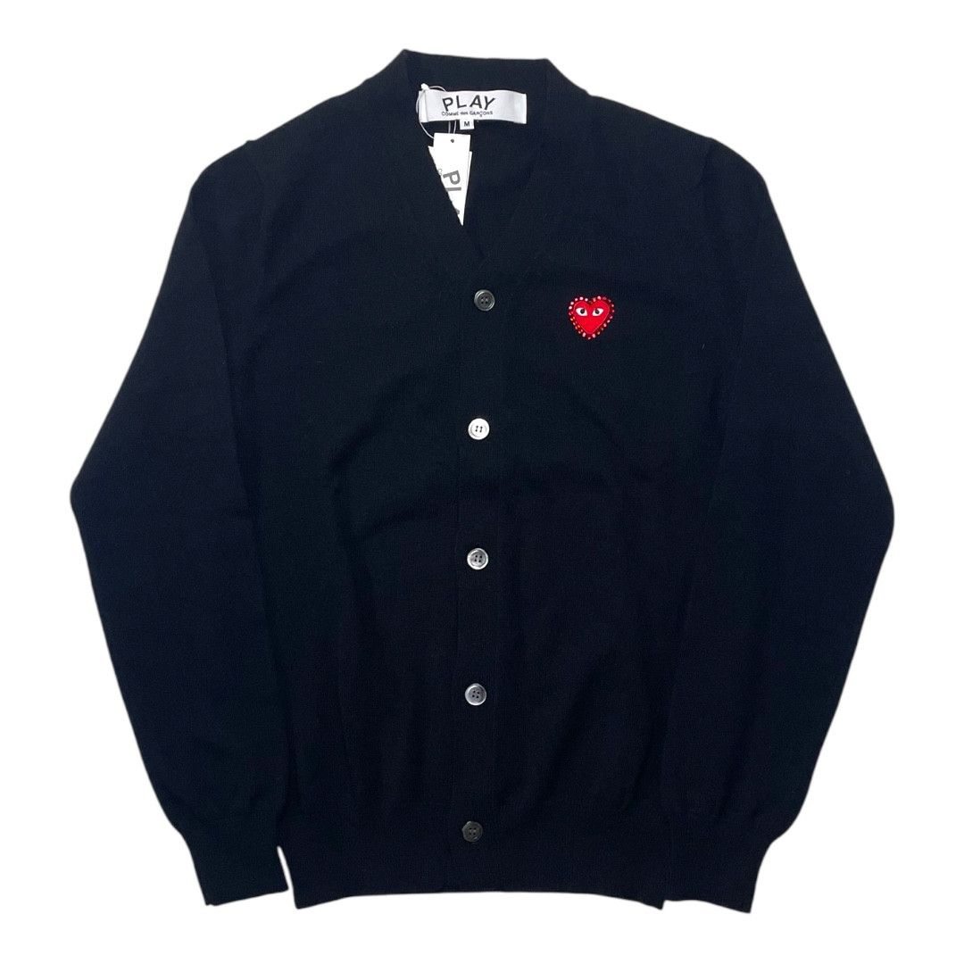 Comme des Garcons PLAY COMME des GARÇONS PLAY Cardigan Red Heart Logo Size M / US 6-8 / IT 42-44 - 1 Thumbnail