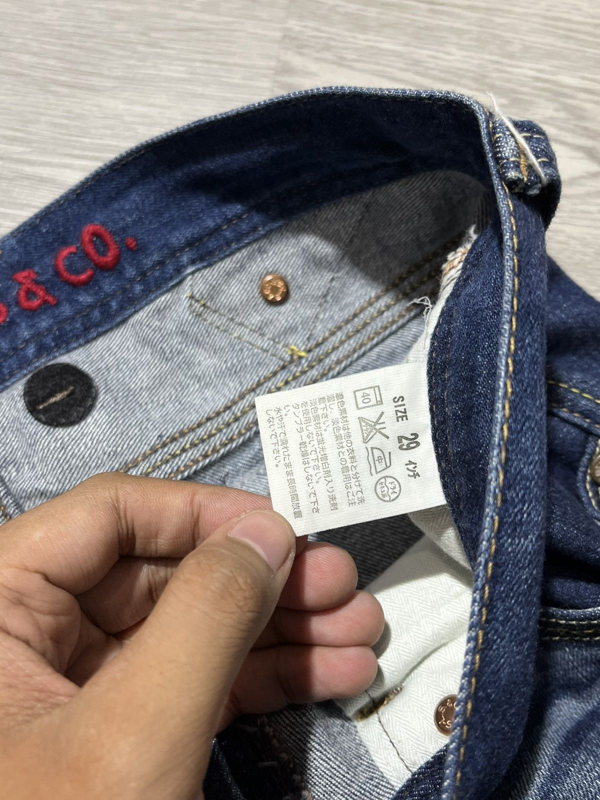 Japanese Brand Vintage Levis Buckleback Bootcut Clawmark Flared Jeans Pants Size US 30 / EU 46 - 20 Thumbnail