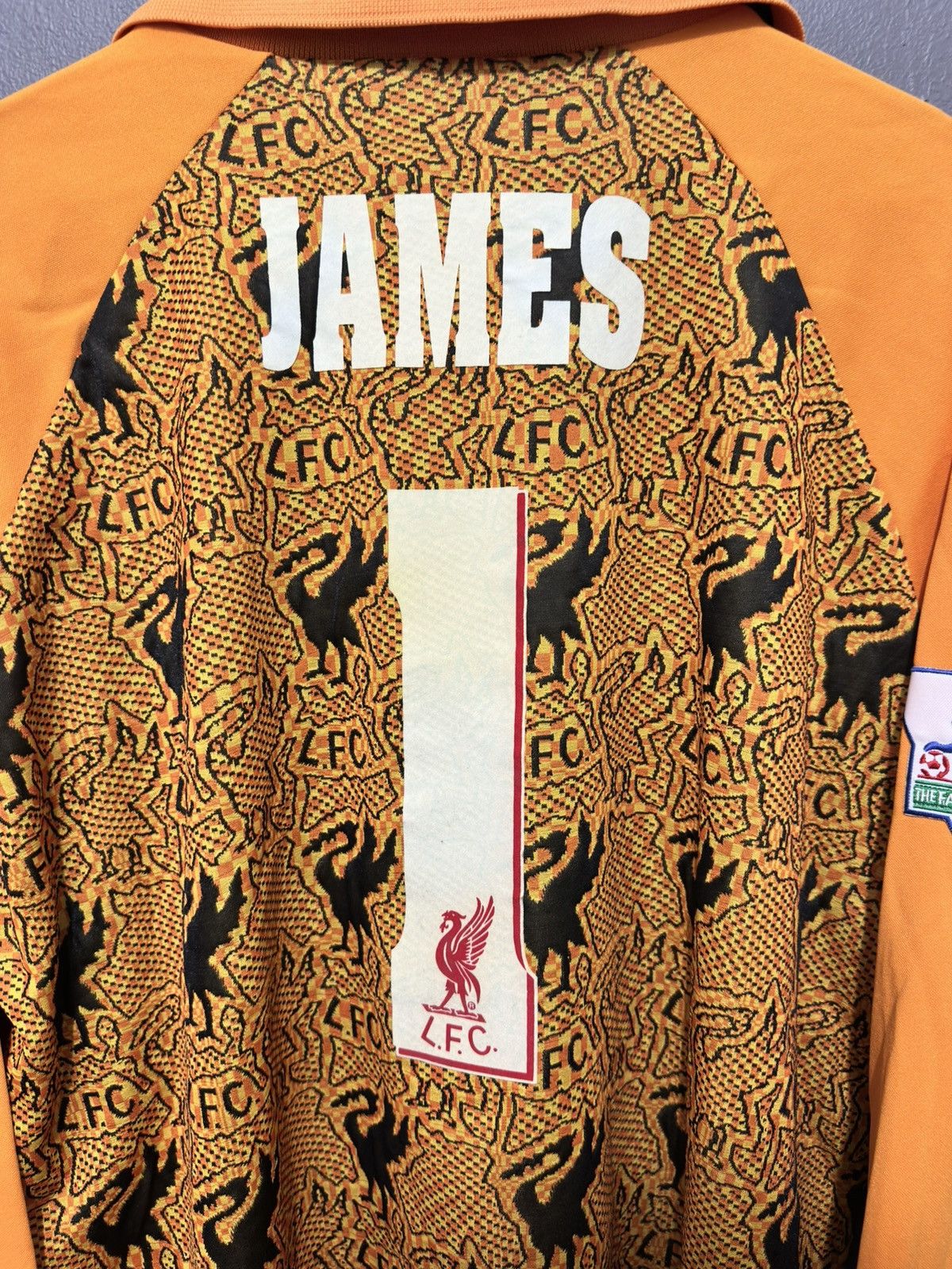 Very Rare Vintage Liverpool 1996 GK LS Football Jersey James