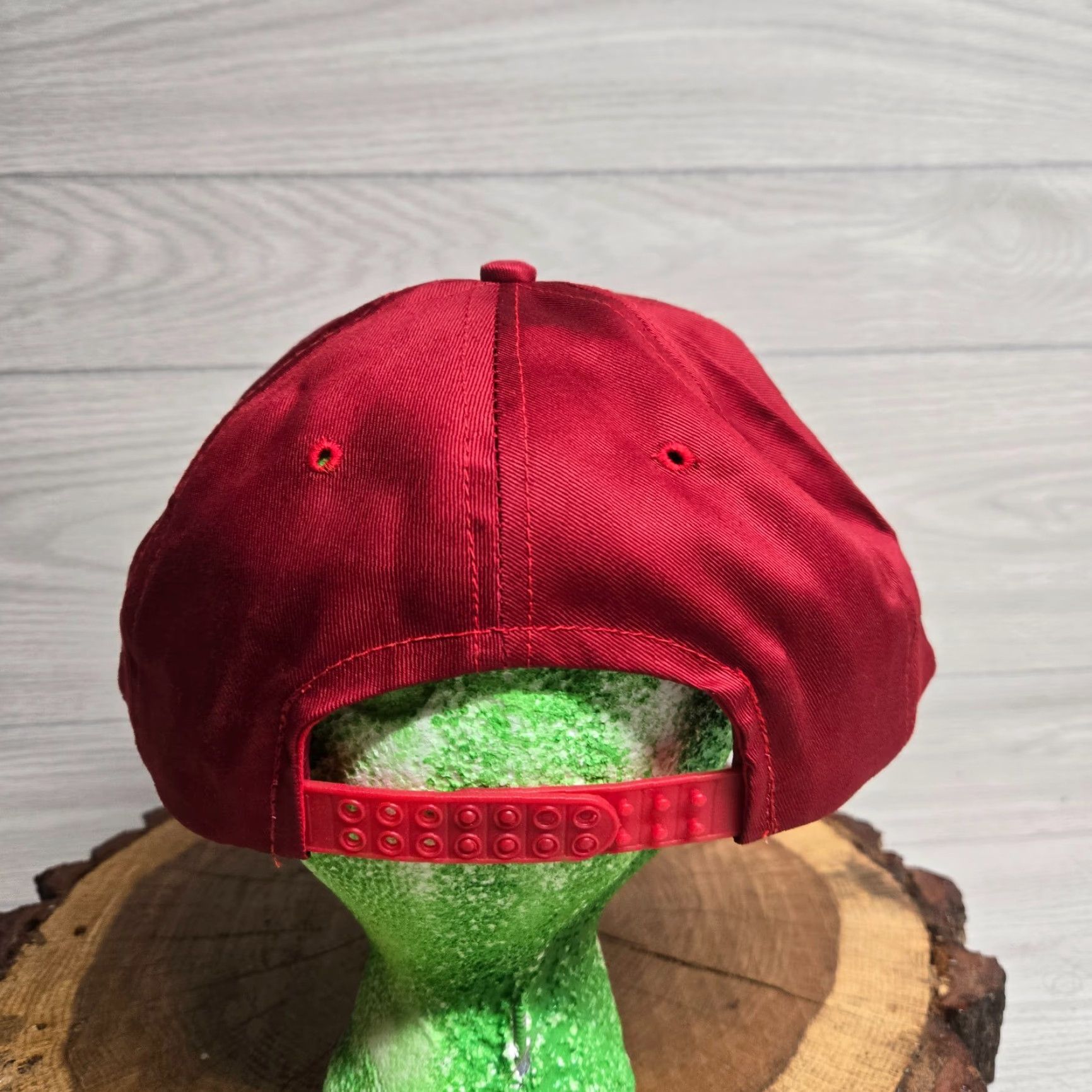 Vintage VINTAGE Dana Chelsea Cap Hat Adult One Size Red Snapback Adjustable Hat Men Red Dana Chelsea PTO's DANA Cap Hat Mens Size ONE SIZE - 3 Thumbnail