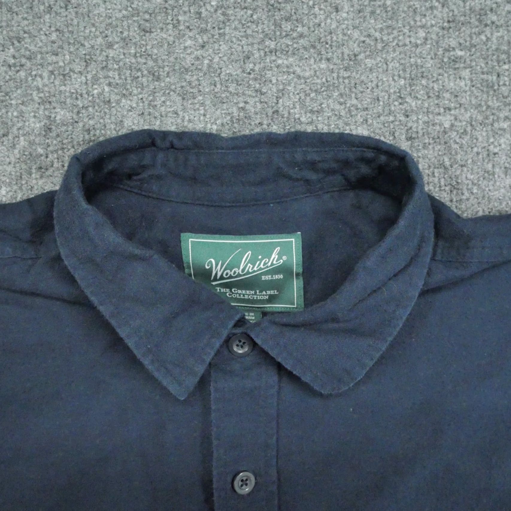 Vintage Woolrich Shirt Mens 2XL Blue Button-Up Flannel Collared Cotton Pocketed Workwear Size US XXL / EU 58 / 5 - 4 Thumbnail