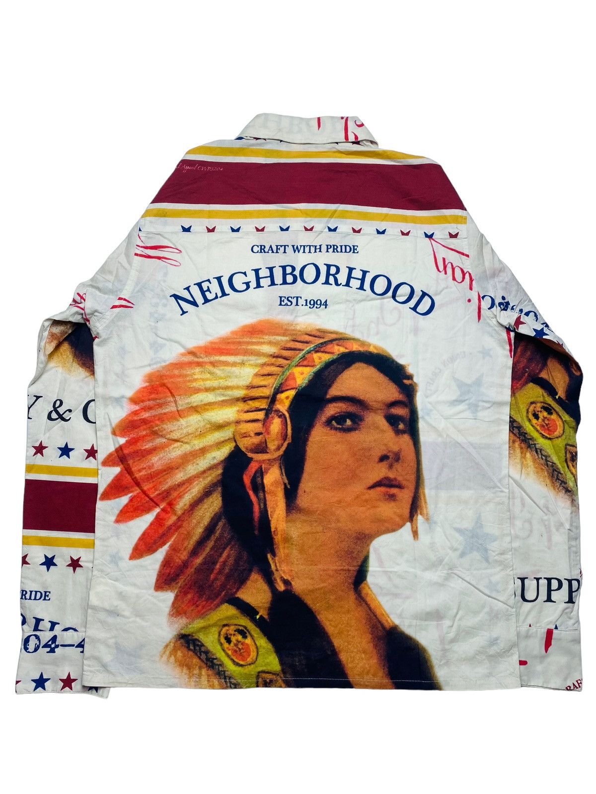 Hysteric Glamour 2000s Neighborhood - Indian Girl Button Shirt Size US M / EU 48-50 / 2 - 7 Thumbnail