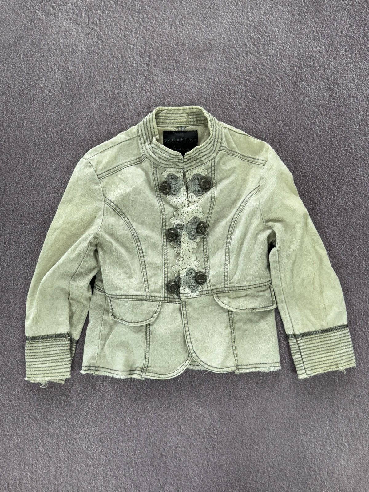 Japanese Brand Y2K Goth Aesthetic Button Up 90’s Jacket Size XS / US 0-2 / IT 36-38 - 1 Thumbnail