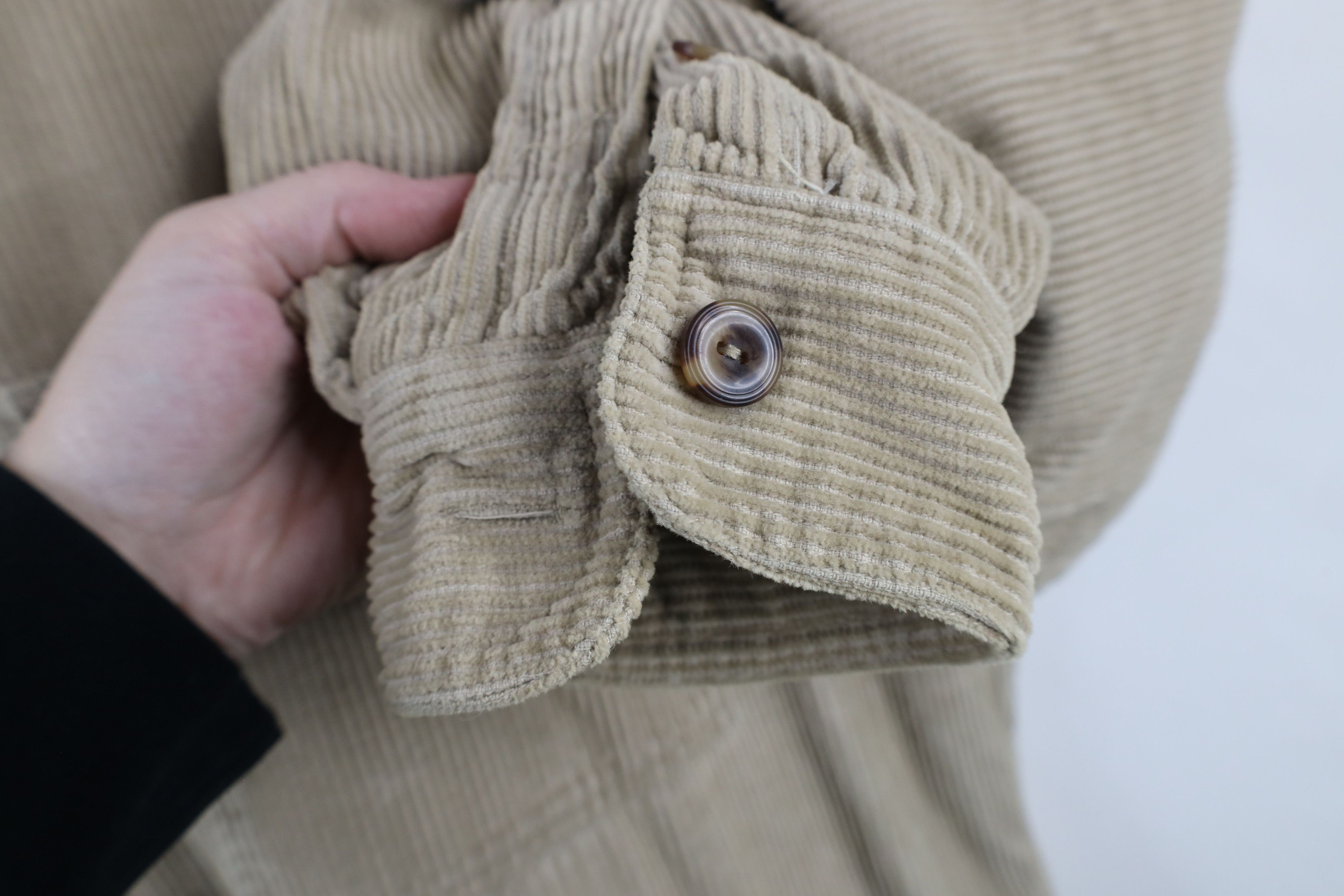 Vintage Vintage 90s Streetwear Fleece Lined Corduroy Shirt Jacket Size US L / EU 52-54 / 3 - 6 Thumbnail