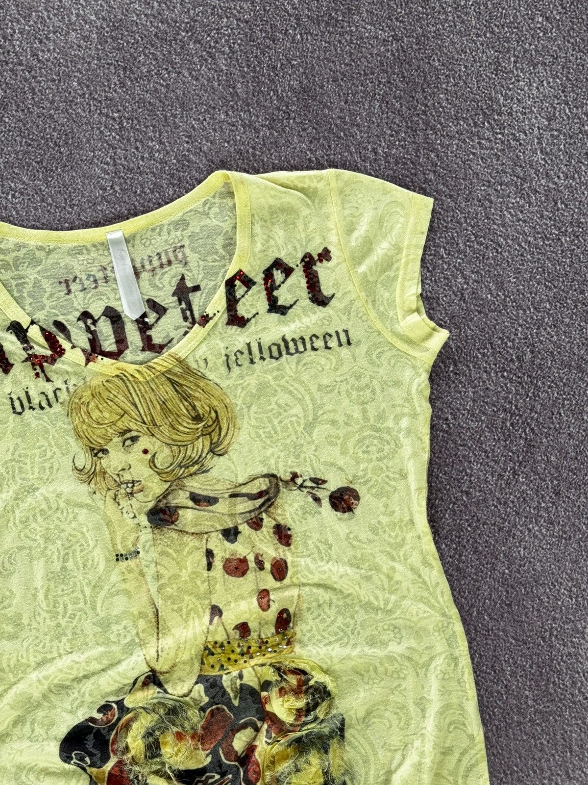 Hysteric Glamour 00s Hysteric Glamour Style Grunge Printed T-Shirt Size M / US 6-8 / IT 42-44 - 5 Thumbnail