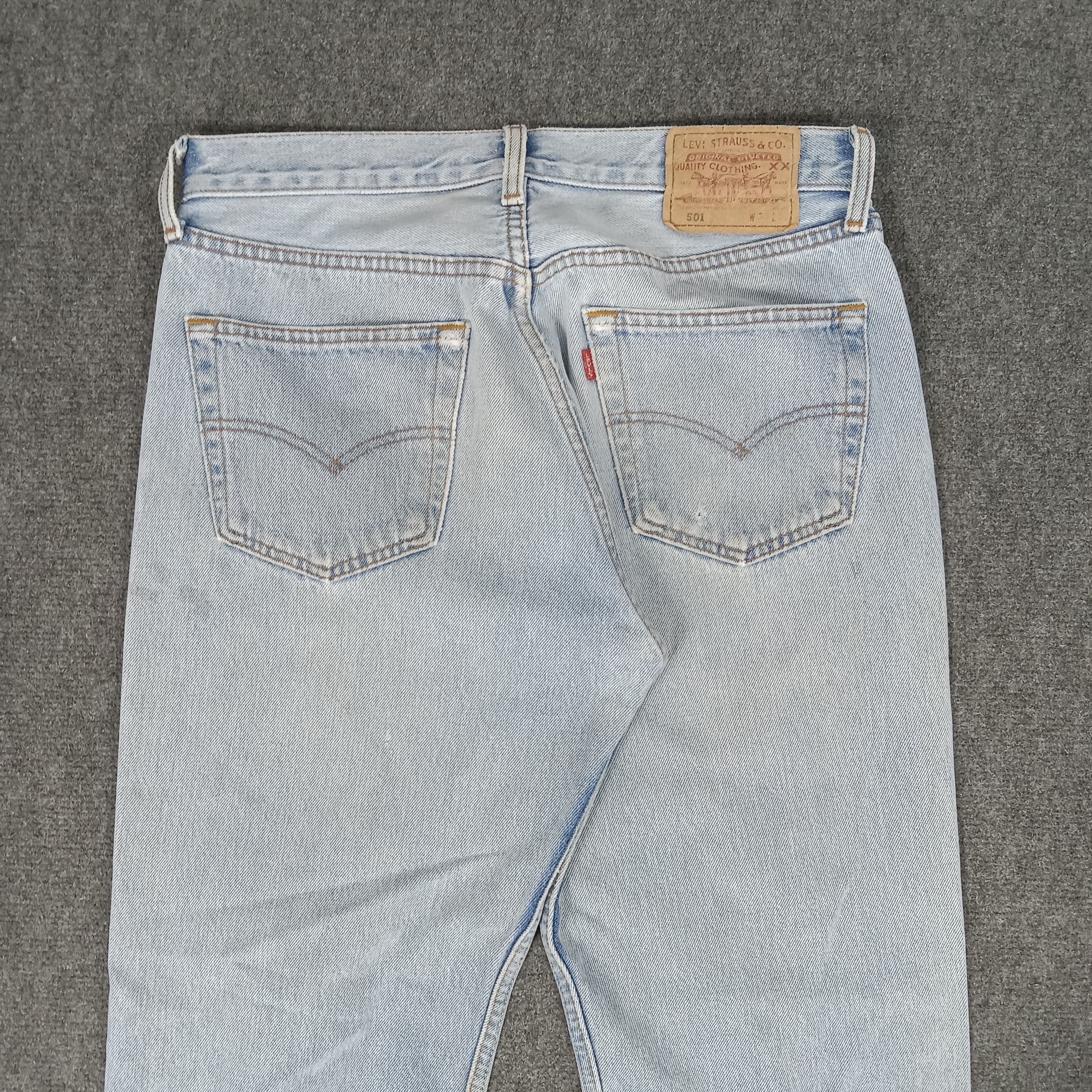 Levi's × Vintage Levi's American Distressed Style Denim Jeans Size US 30 / EU 46 - 7 Thumbnail