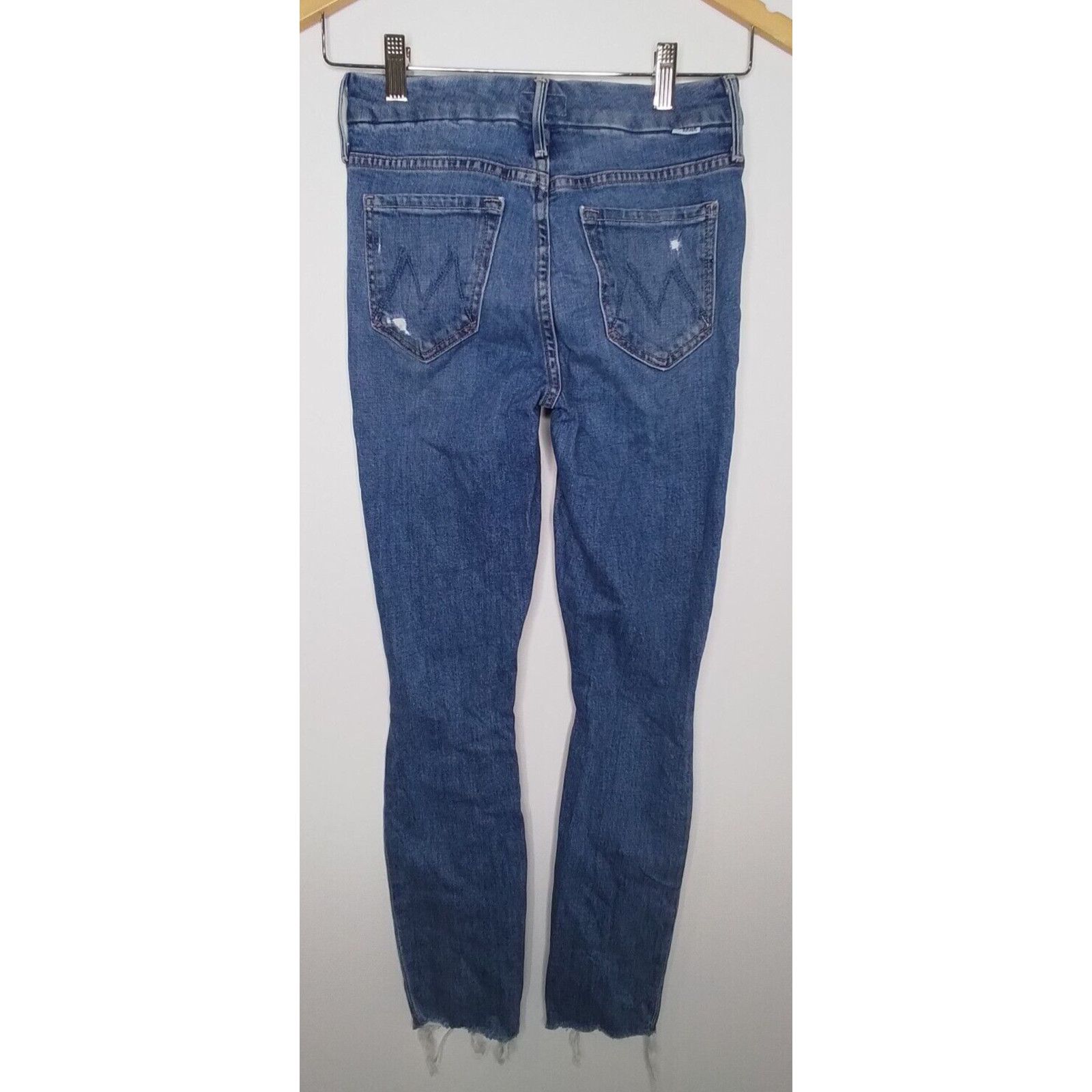 MOTHER Mother Jeans Women's 24 The Looker Ankle Fray Size 24" / US 00 / IT 34 - 3 Thumbnail