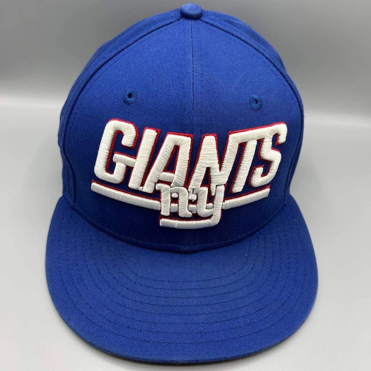 New Era New York Giants Hat Men M-L Blue Red NFL Hat Snap Back Cap Size ONE SIZE - 1 Thumbnail