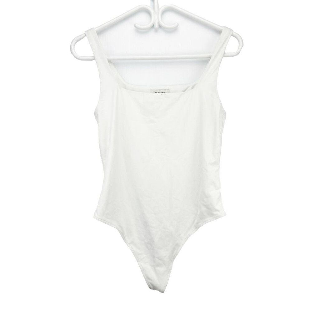 Other BABATON Original Contour Square-neck White Bodysuit L Size L / US 10 / IT 46 - 4 Thumbnail