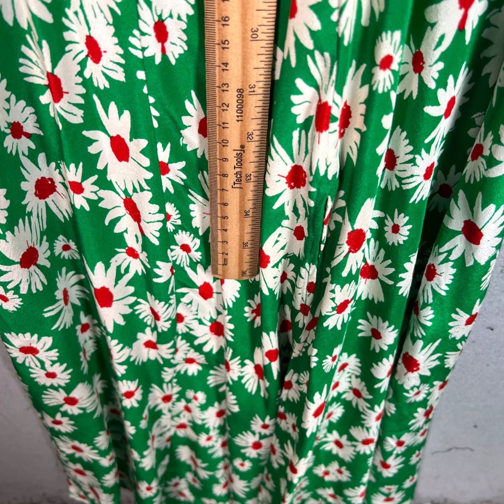RIXO Rixo Floral Maxi Dress Womens XS V-Neck Multicolor Puff Sleeve Casual Party Size XS / US 0-2 / IT 36-38 - 7 Thumbnail