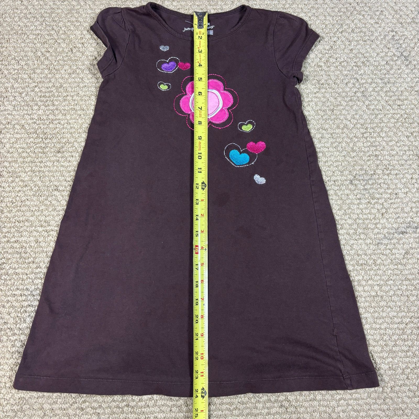 Other y2k 2000s Jumping Beans womens brown tshirt 6X floral retro Size M / US 6-8 / IT 42-44 - 6 Thumbnail