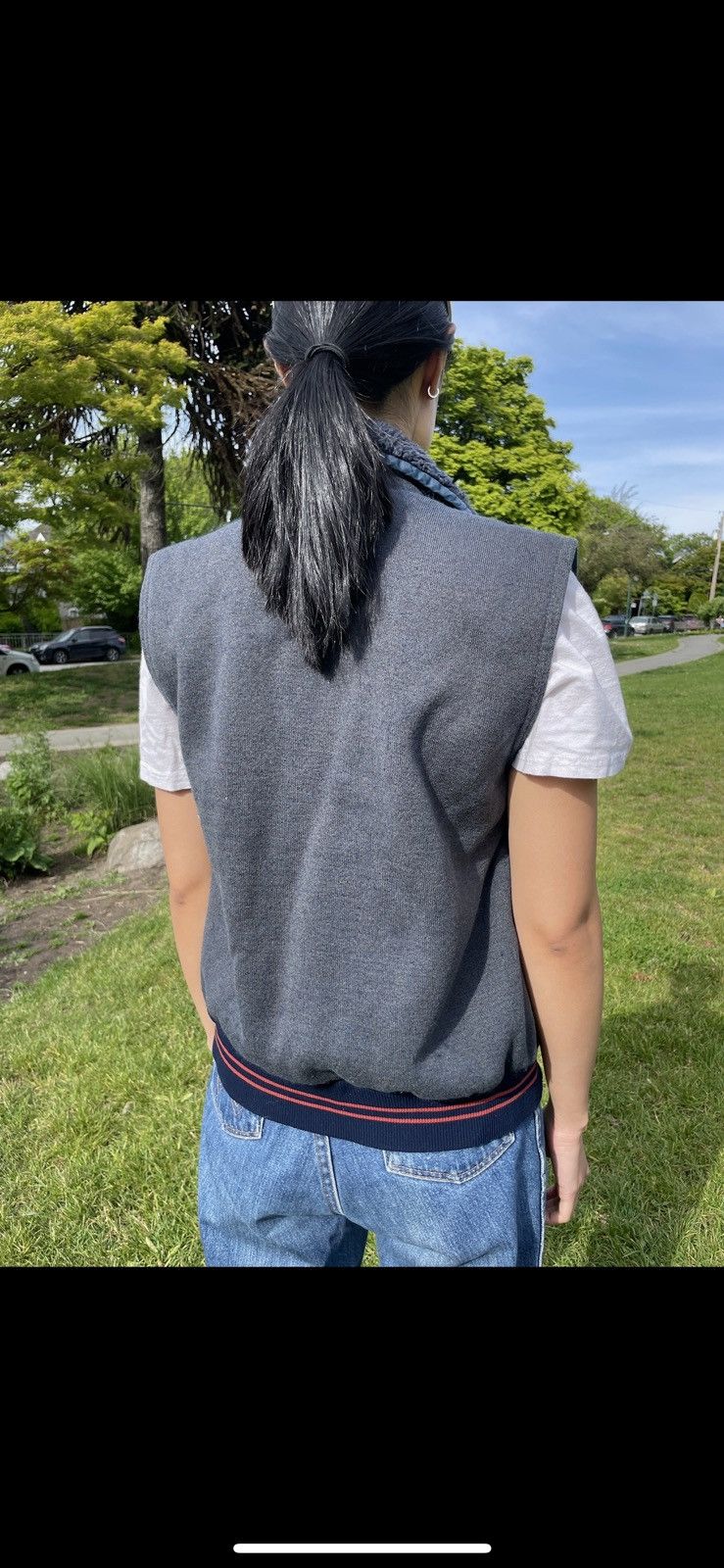 Patagonia Vintage 1970s Patagonia Navy Pile Vest XS Size US XS / EU 42 / 0 - 2 Thumbnail