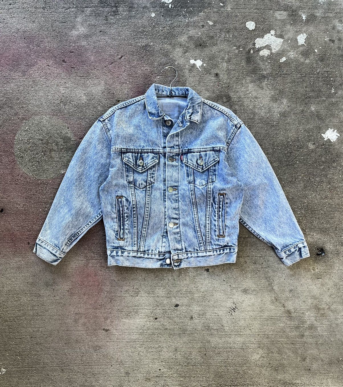 Levi's 80s Levis Type 3 Acid Wash Size US XS / EU 42 / 0 - 1 Thumbnail