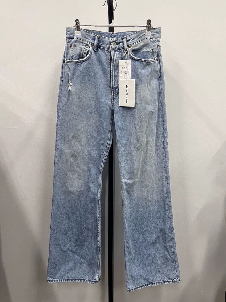 Acne Studios acne studios Retro cotton wide-leg jeans 2506-Nextarrow Size US 26 / EU 42 - 1 Thumbnail